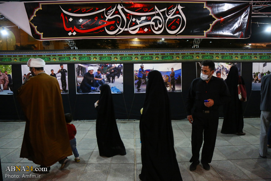 گزارش تصویری/ برپایی نمایشگاه اربعین حسینی در حرم کریمه اهل‌بیت(س)