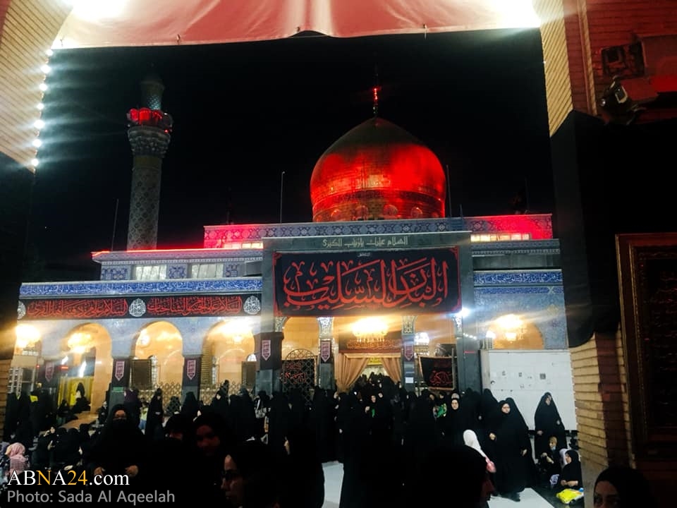 عکس خبری/ حضور زائران در حرم مطهر حضرت زینب(س) 