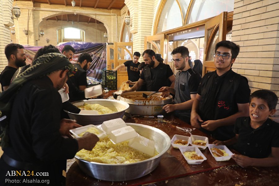 گزارش تصویری/ پذیرایی مهمان سرای مسجد سهله از زائران اربعین حسینی
