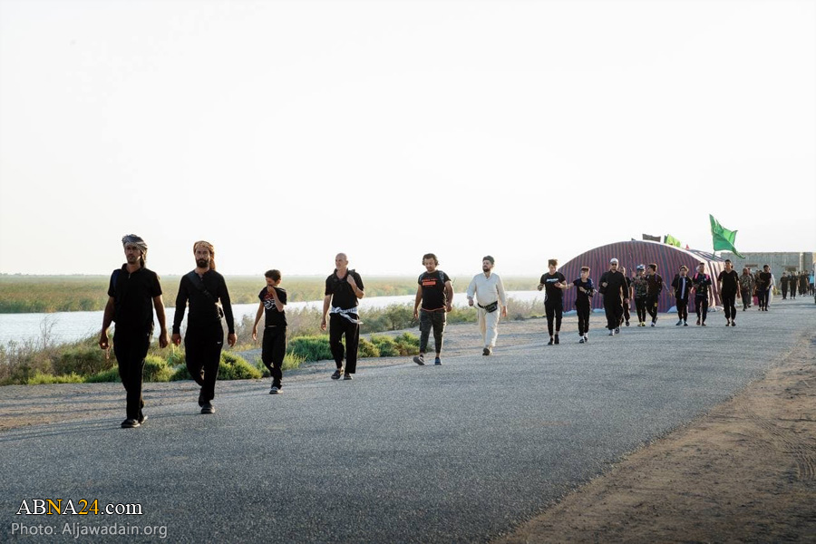 عکس خبری/ تصاویری متنوع از پیاده روی اربعین حسینی در عراق 