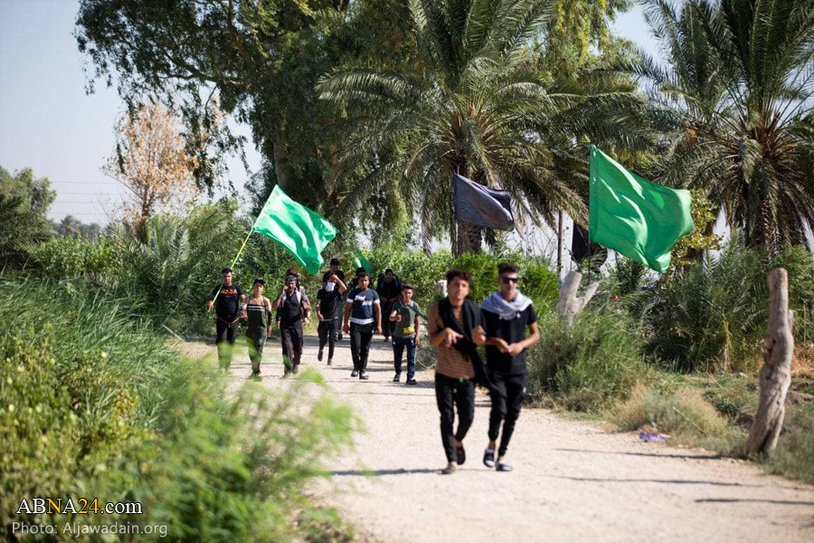گزارش تصویری/ تصاویری متنوع از پیاده روی اربعین حسینی در عراق 
