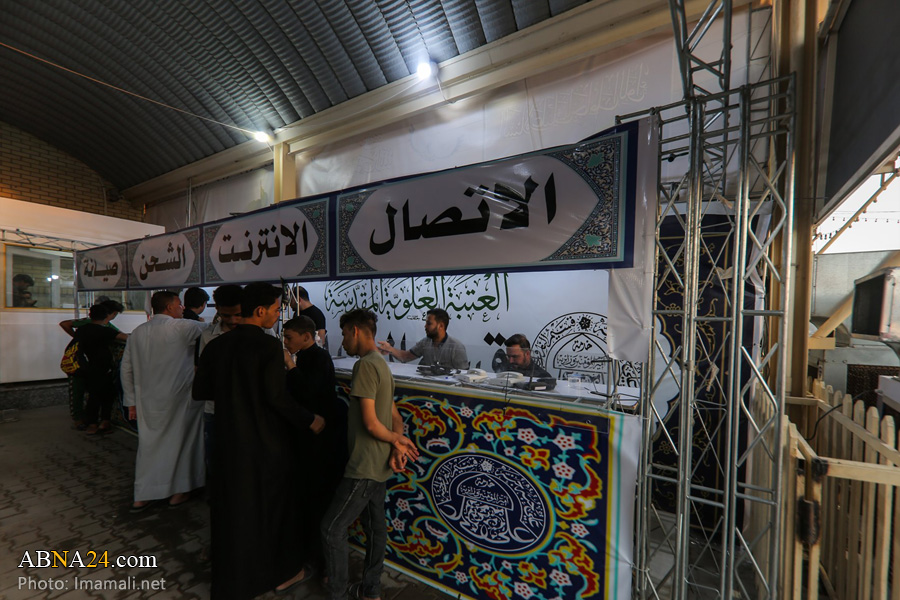 گزارش تصویری/ خدمت رسانی موکب آستان مقدس امام علی(ع) به زائرین اربعین 