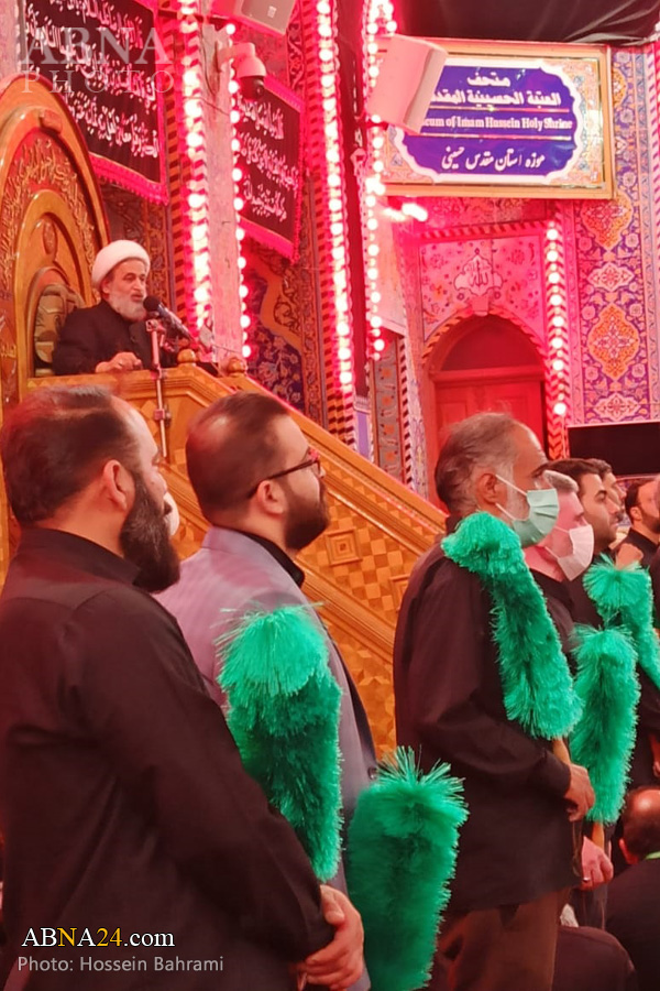 عکس خبری/ مراسم عزاداری ایرانیان در حرم امام حسین(ع) در روز ۱۹ صفر 
