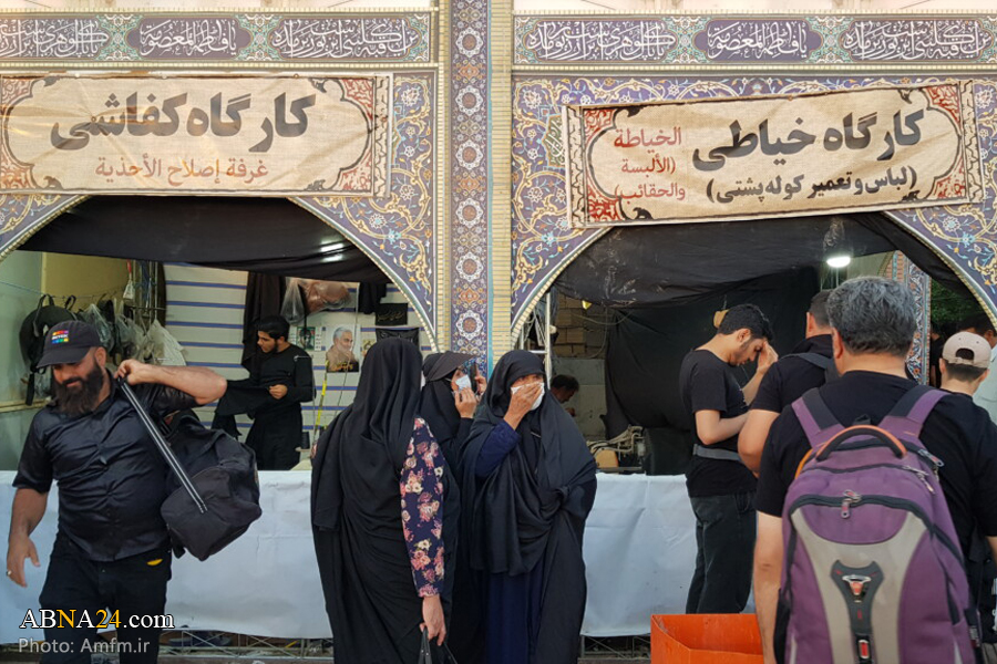گزارش تصویری/ تکاپوی خادمان موکب حرم حضرت معصومه(س) برای خدمت به زائران اربعین