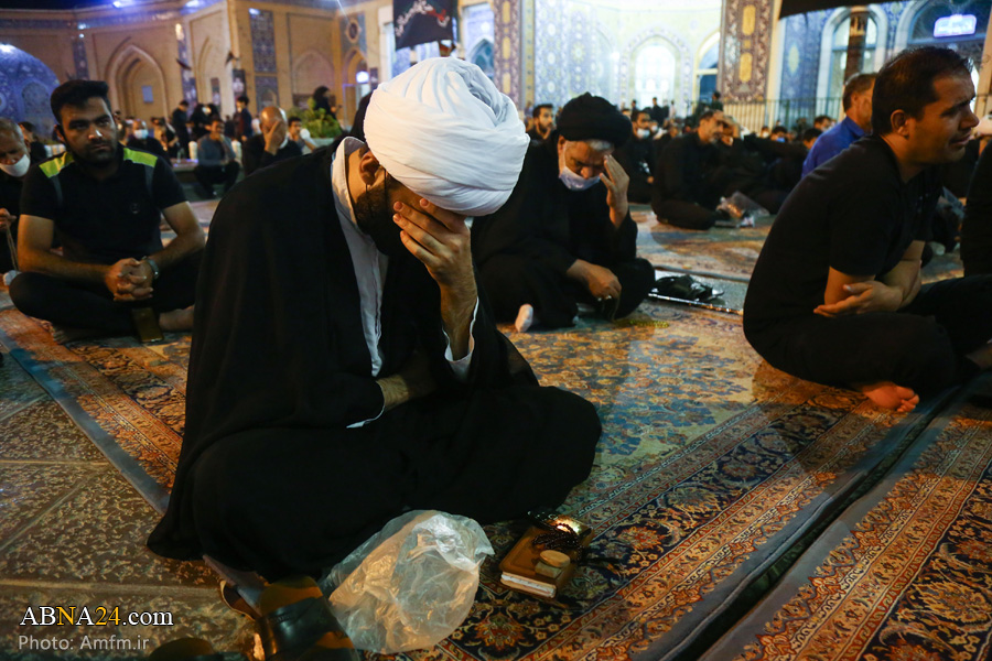 گزارش تصویری/ حال و هوای حرم حضرت معصومه(س) در شب اربعین حسینی