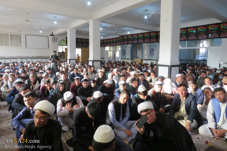 عکس خبری/ مراسم عزاداری اربعین در مسجد جامع مرکز فقهی ائمه اطهار(ع) در کابل 