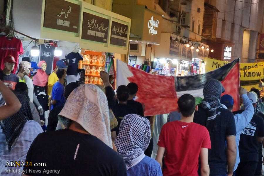 گزارش تصویری/ تظاهرات مردم بحرین در اعتراض به سفر وزیر خارجه رژیم صهیونیستی