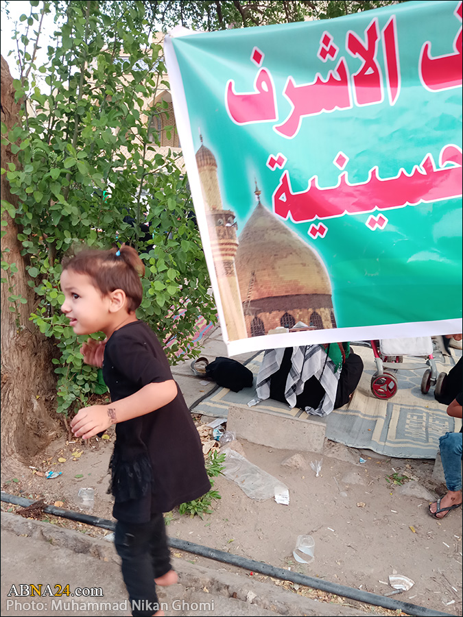 گزارش تصویری/ پیاده‌روی روز ۲۸ صفر در نجف اشرف به طرف حرم امیرالمؤمنین(ع) 