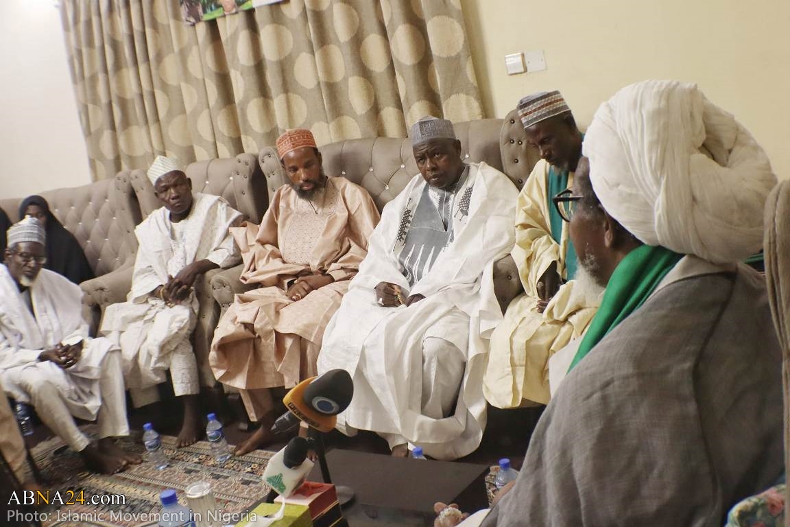 دیدار خانواده‌های شهدای نیجریه با شیخ ابراهیم زاکزاکی