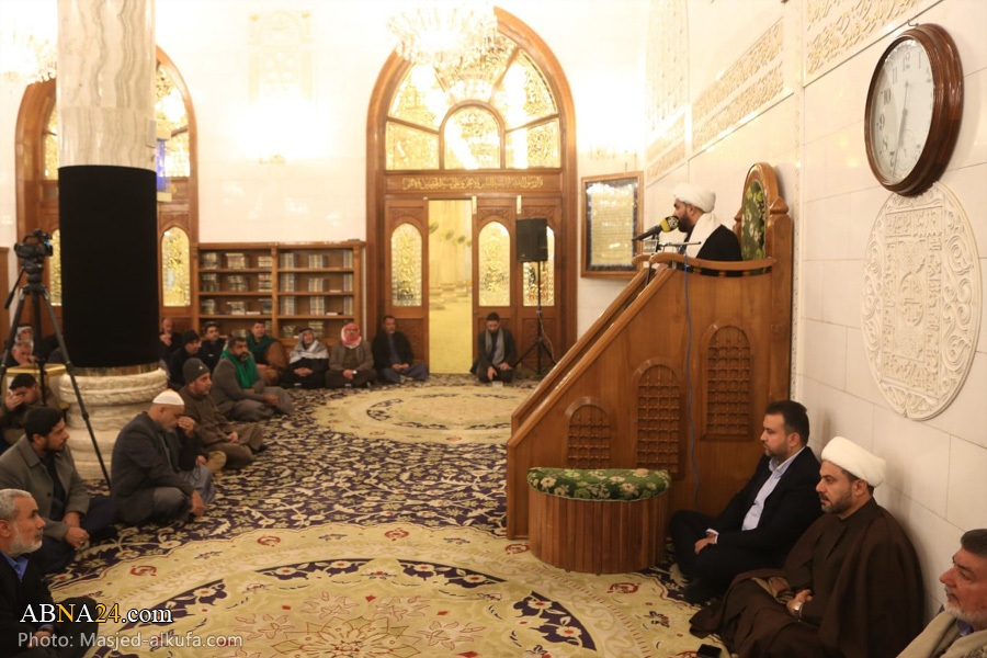 عکس خبری/ برپایی مجلس روضه هفتگی در مسجد کوفه 
