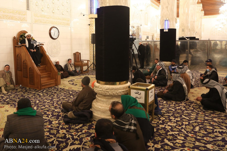 عکس خبری/ برپایی مجلس روضه هفتگی در مسجد کوفه 