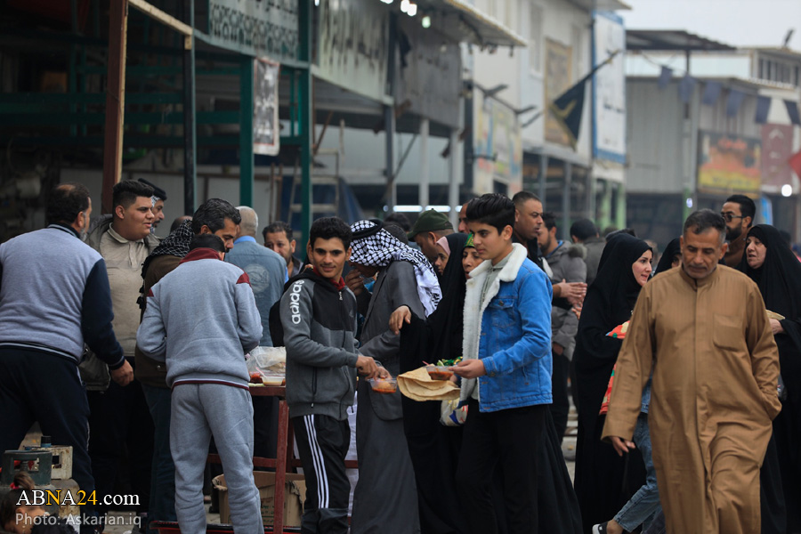 گزارش تصویری/ تصاویری متنوع از حرم امامین عسکریین(ع) در شهر سامراء 