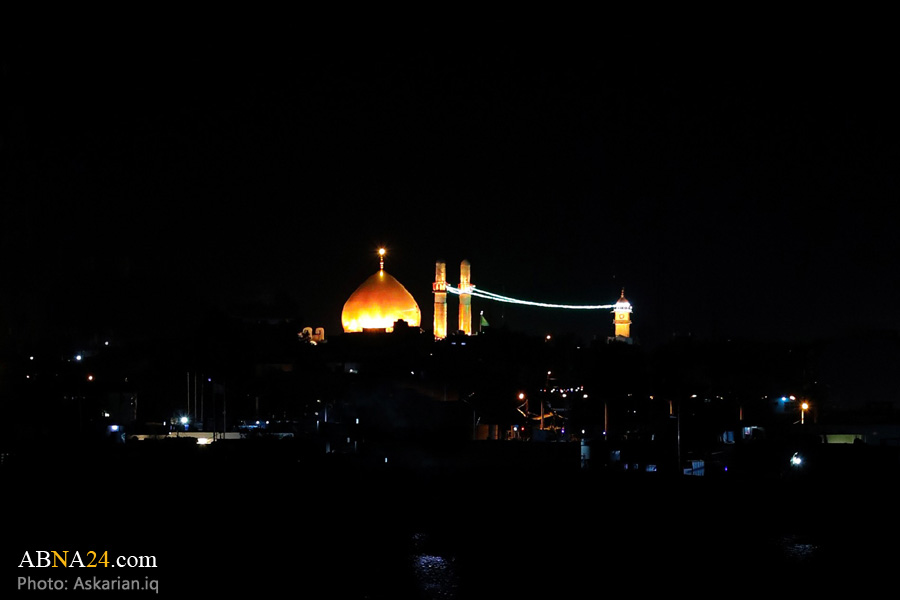 گزارش تصویری/ تصاویری متنوع از حرم امامین عسکریین(ع) در شهر سامراء 