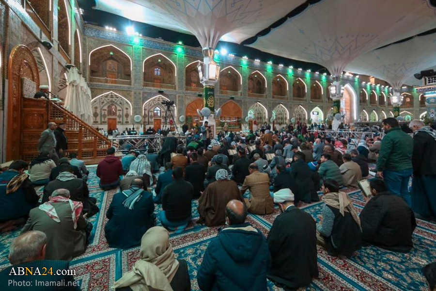 گزارش تصویری/ مراسم دعای کمیل در حرم مطهر امام علی(ع) 