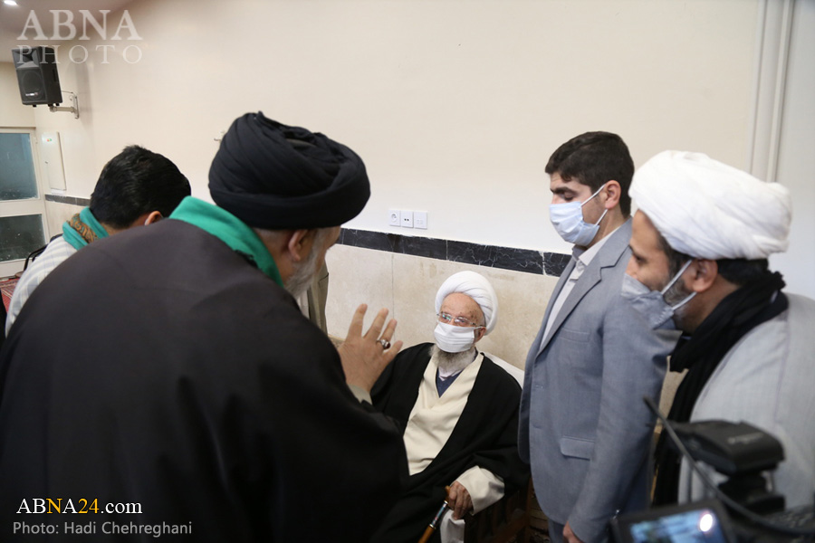 گزارش تصویری/ مراسم جشن ۱۳ رجب در بیت آیت الله مکارم شیرازی