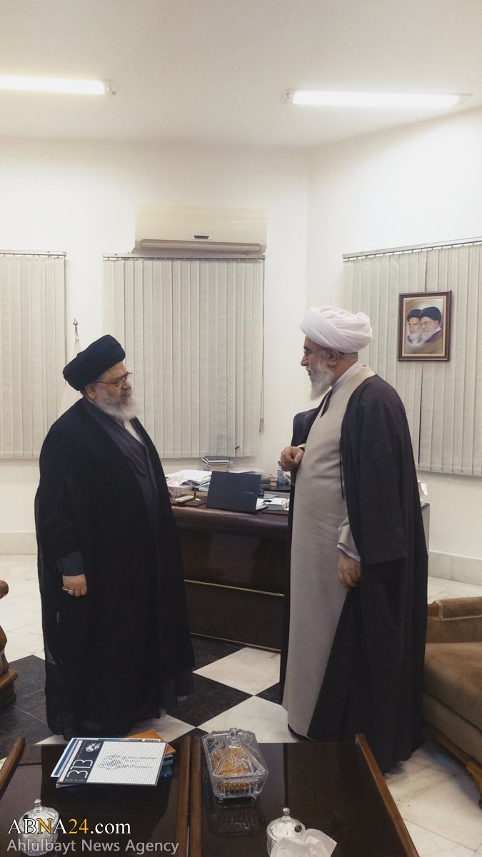 دیدار رئیس سازمان علمای امامیه شینگن با آیت الله رمضانی