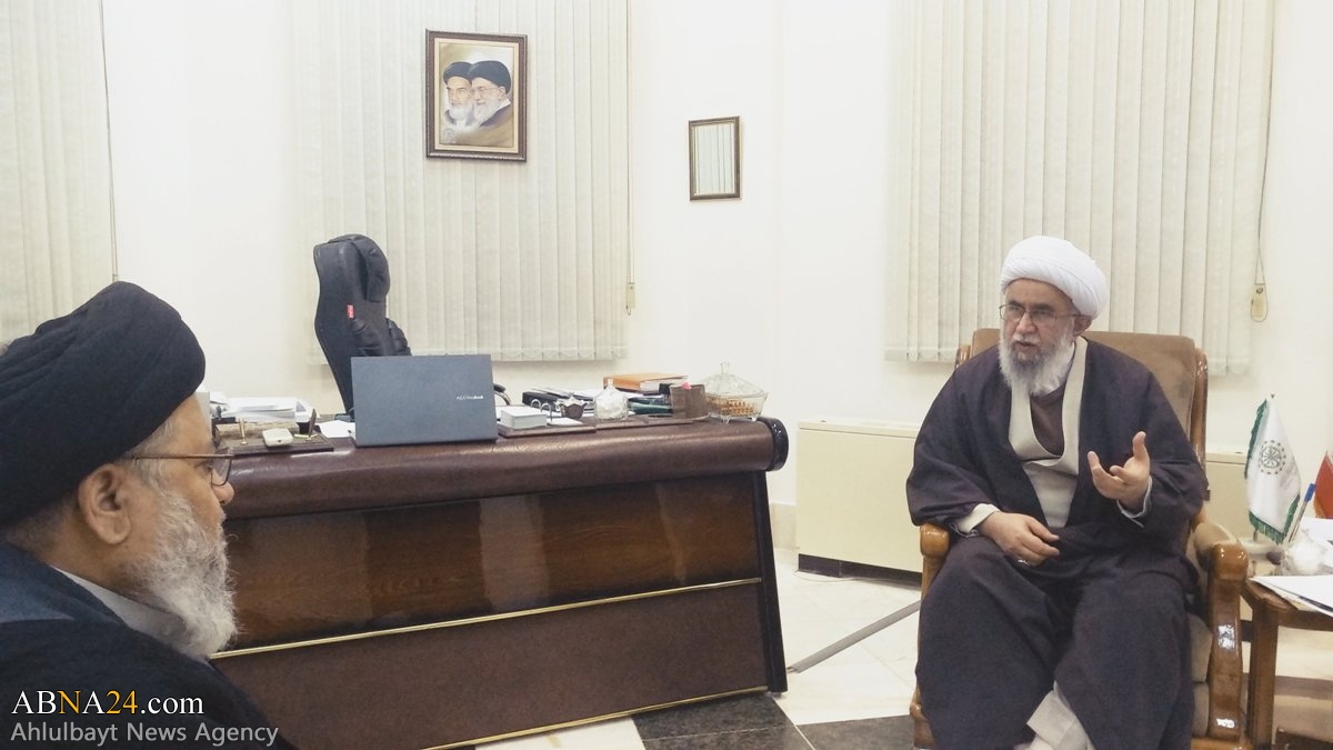 دیدار رئیس سازمان علمای امامیه شینگن با آیت الله رمضانی