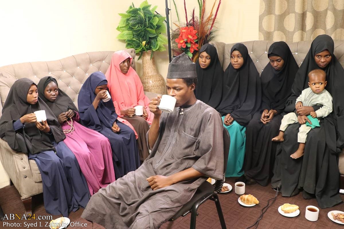 دیدار فرزندان شهدای جنبش اسلامی نیجریه با شیخ زاکزاکی